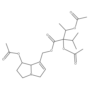 Triacetylindicine Structure