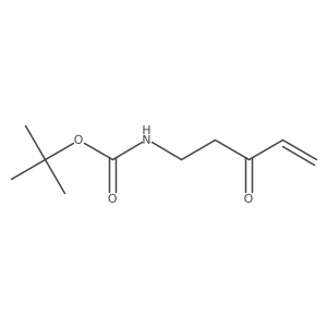 tert-Butyl (3-oxopent-4-en-1-yl)carbamate Structure