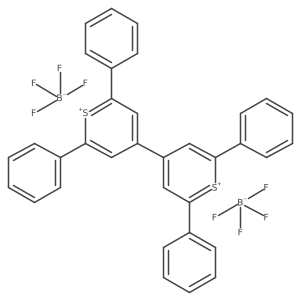 2,2',6,6'-Tetraphenyl-[4,4'-bithiopyran]-1,1'-diium tetrafluoroborate Structure