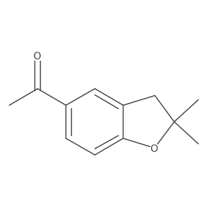 1-(2,2-dimethyl-3H-1-benzofuran-5-yl)ethanone结构式
