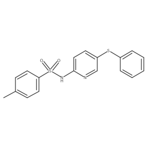 4-Methyl-N-[5-(phenylthio)-2-pyridinyl]benzenesulfonamide Structure