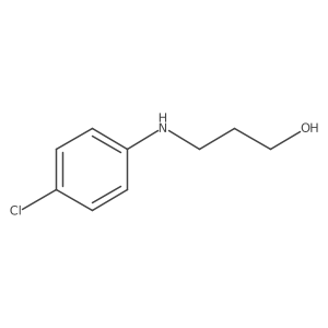 3-[(4-Chlorophenyl)amino]propan-1-ol Structure