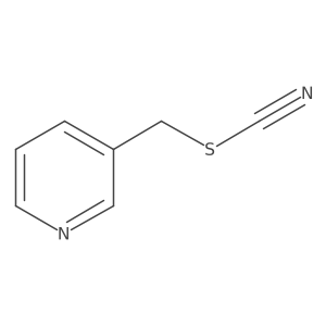 Thiocyanic acid, 3-pyridinylmethyl ester结构式