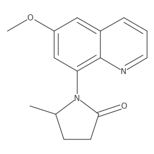 1-(6-Methoxyquinolin-8-yl)-5-methylpyrrolidin-2-one结构式
