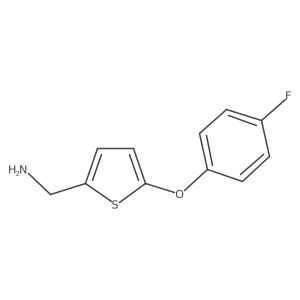 C-(5-(4-fluorophenoxy)thiophen-2-yl)methylamine Structure