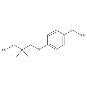 3-[4-(Aminomethyl)phenoxy]-2,2-dimethyl-1-propanol Structure