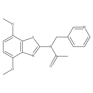 N-(4,7-dimethoxybenzo[d]thiazol-2-yl)-N-(pyridin-3-ylmethyl)acetamide Structure