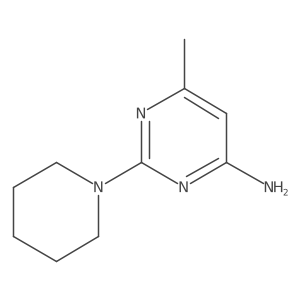 6-Methyl-2-piperidin-1-ylpyrimidin-4-amine Structure