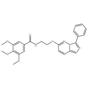 3,4,5-trimethoxy-N-(2-((3-phenyl-[1,2,4]triazolo[4,3-b]pyridazin-6-yl)oxy)ethyl)benzamide Structure