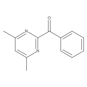 (4,6-Dimethyl-2-pyrimidinyl)(phenyl)methanone Structure