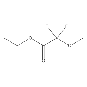 Ethyl 2,2-difluoro-2-methoxyacetate结构式