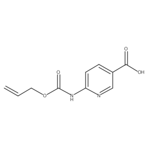 6-(Prop-2-enoxycarbonylamino)pyridine-3-carboxylic acid结构式