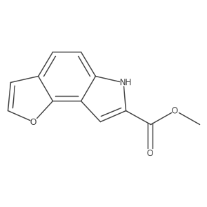 methyl 6H-furo[2,3-e]indole-7-carboxylate结构式