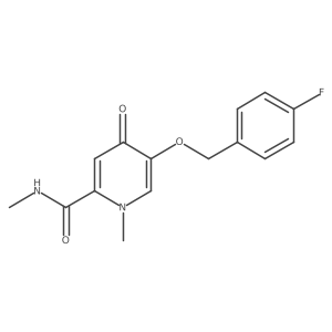 5-((4-fluorobenzyl)oxy)-N,1-dimethyl-4-oxo-1,4-dihydropyridine-2-carboxamide Structure