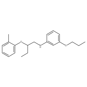 N-[2-(2-Methylphenoxy)butyl]-3-propoxyaniline Structure