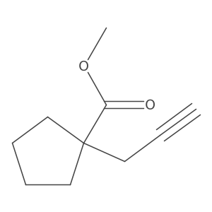 Methyl 1-(prop-2-yn-1-yl)cyclopentane-1-carboxylate Structure
