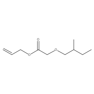 Allyl (2-methylbutoxy)acetate, (2S)- Structure