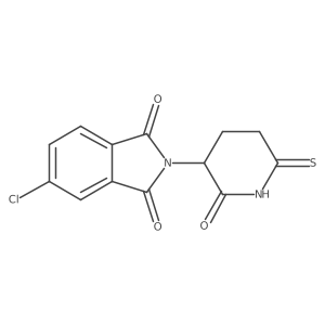 5-Chloro-2-(2-oxo-6-thioxopiperidin-3-yl)isoindoline-1,3-dione Structure