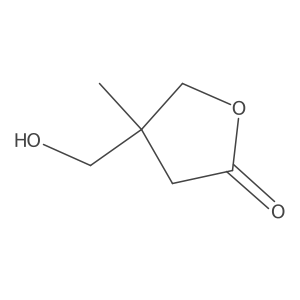 4-(Hydroxymethyl)-4-methyloxolan-2-one Structure