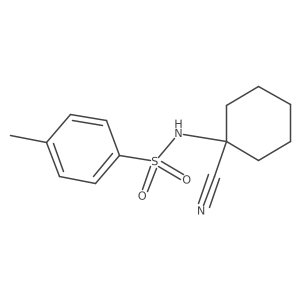 N-(1-cyanocyclohexyl)-4-methylbenzene-1-sulfonamide Structure