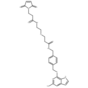 Mal-PEG(4)-SNAP结构式