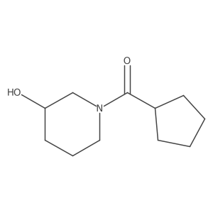 1-Cyclopentanecarbonylpiperidin-3-ol结构式