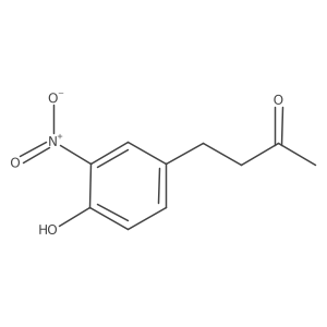 4-(4-Hydroxy-3-nitrophenyl)-2-butanone结构式