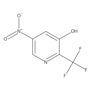 5-Nitro-2-(trifluoromethyl)pyridin-3-ol Structure