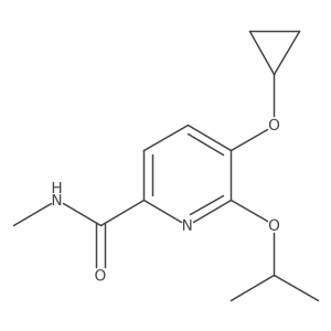 5-Cyclopropoxy-6-isopropoxy-N-methylpicolinamide Structure
