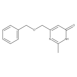 6-Benzyloxymethyl-4-hydroxy-2-methylpyrimidine Structure