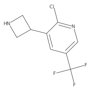 3-(Azetidin-3-yl)-2-chloro-5-(trifluoromethyl)pyridine Structure