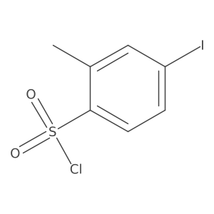 4-Iodo-2-methylbenzenesulfonyl chloride Structure