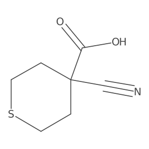 4-Cyanothiane-4-carboxylic acid结构式