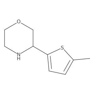 3-(5-Methylthiophen-2-yl)morpholine结构式