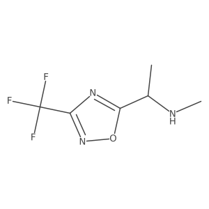 N-methyl-1-[3-(trifluoromethyl)-1,2,4-oxadiazol-5-yl]ethanamine Structure