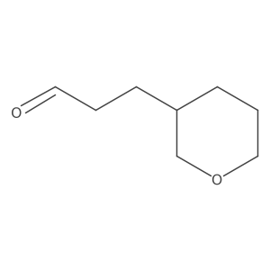 3-(tetrahydro-2H-pyran-3-yl)propanal Structure