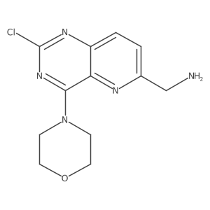 (2-Chloro-4-morpholinopyrido[3,2-D]pyrimidin-6-YL)methanamine Structure