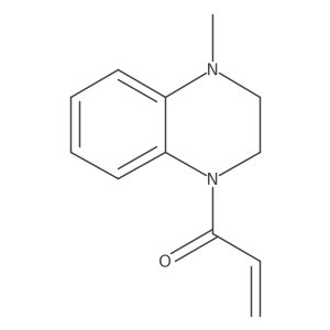 1-(4-Methyl-2,3-dihydroquinoxalin-1-yl)prop-2-en-1-one Structure