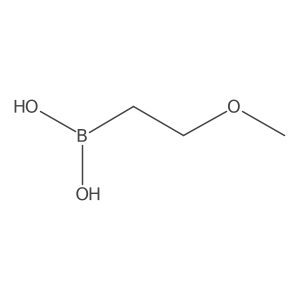 (2-Methoxyethyl)boronic acid结构式