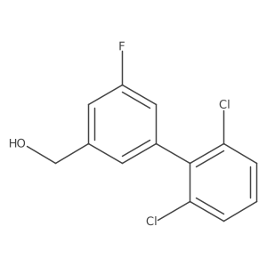 (2',6'-Dichloro-5-fluoro-biphenyl-3-yl)-methanol结构式