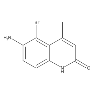 6-Amino-5-bromo-4-methylquinolin-2(1H)-one Structure