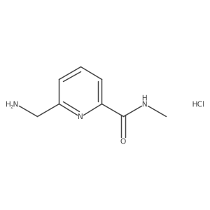 6-(aminomethyl)-N-methylpyridine-2-carboxamide hydrochloride结构式