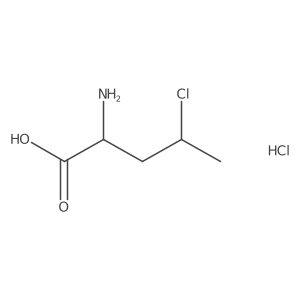 gamma-Chloronorvaline-HCl结构式