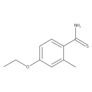 4-Ethoxy-2-methylbenzene-1-carbothioamide结构式