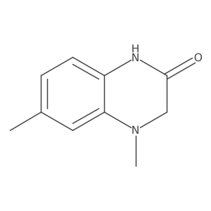 4,6-Dimethyl-3,4-dihydroquinoxalin-2(1H)-one Structure