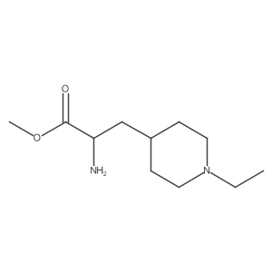 Methyl 2-amino-3-(1-ethylpiperidin-4-yl)propanoate Structure