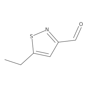 5-Ethyl-3-isothiazolecarboxaldehyde Structure