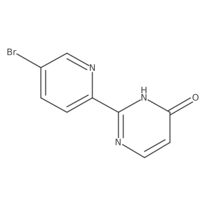 2-(5-Bromopyridin-2-yl)pyrimidin-4-ol Structure