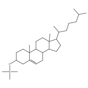 Silane, (cholest-5-en-3alpha-yloxy)trimethyl- Structure