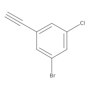 1-Bromo-3-chloro-5-ethynylbenzene Structure